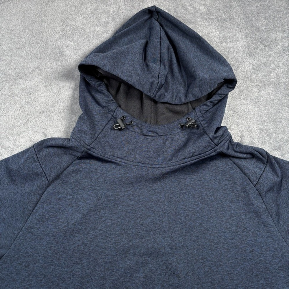 UNRL Crossover Hoodie II Mens Large Blue Performance Tech Stretch Pullover - Picture 9 of 12